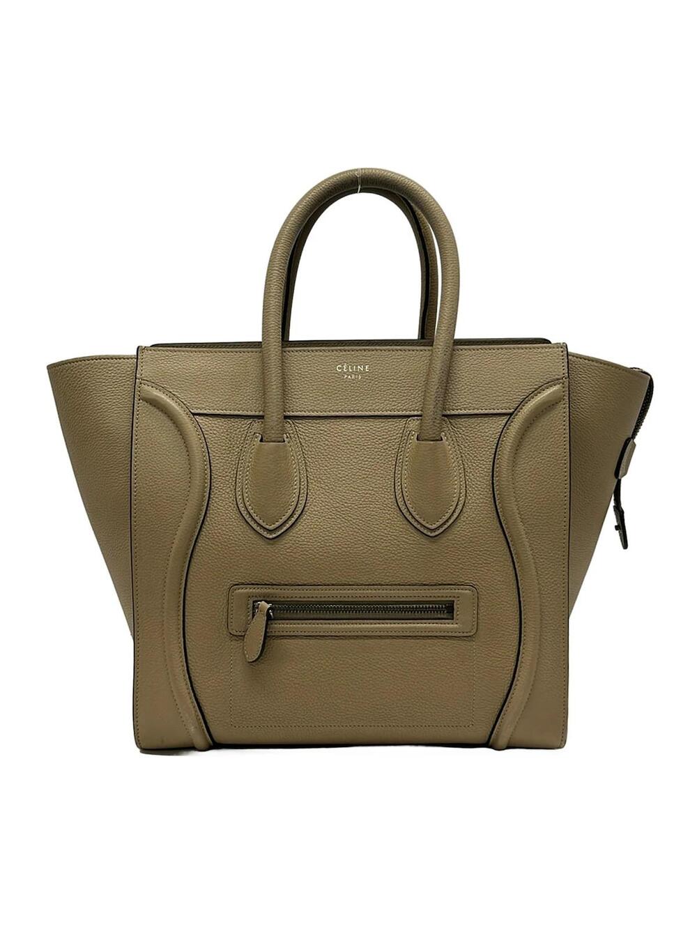 Celine Luggage Mini Shopper Beige #358051C84B